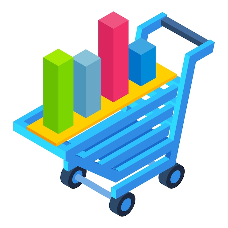 Vector icono de optimización de costos ilustración isométrica del icono de vector de optimización de costos para web