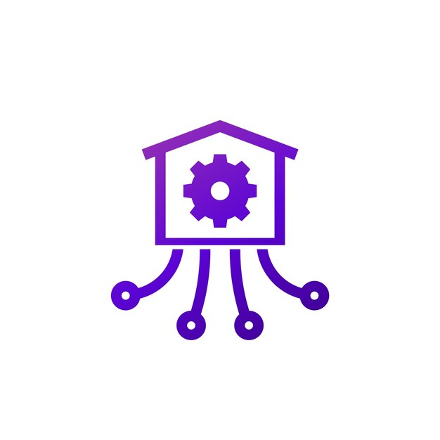 Icono de optimización logística y distribución de almacenes