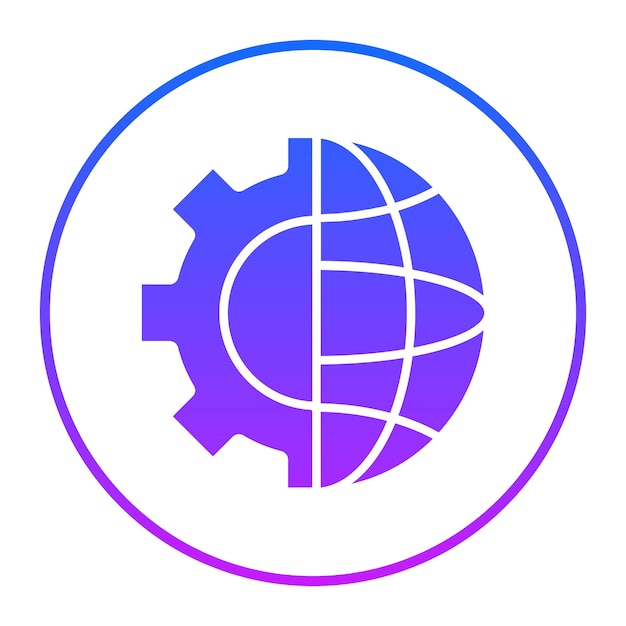 Icono de optimización de la red