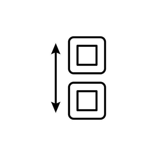 El icono de ordenamiento de aplicaciones