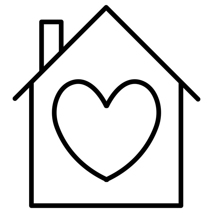 Icono del organizador de la casa