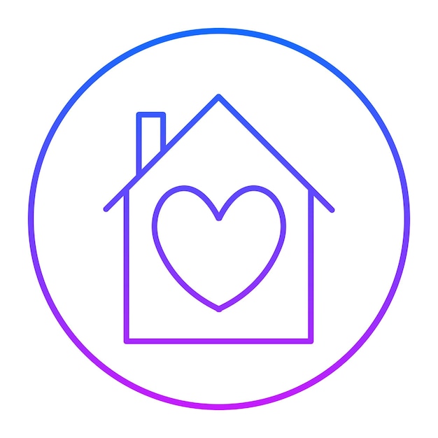 Icono del organizador de la casa
