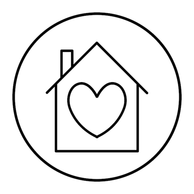 Icono del organizador de la casa