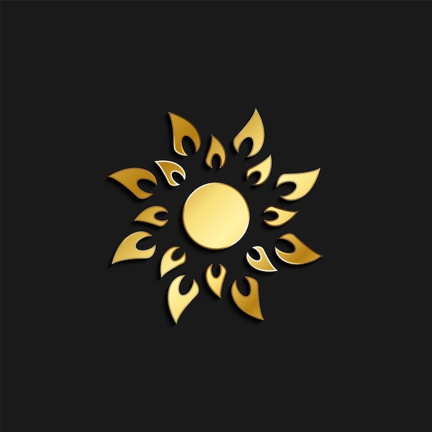 Icono de oro de la Ópera de Sídney Ilustración vectorial de partículas de oro de fondo Icono de Oro
