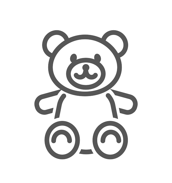Icono de oso de niño