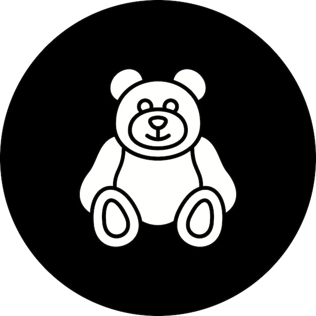 El icono del oso de peluche