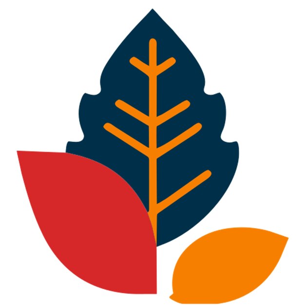 icono de otoño formas de colores