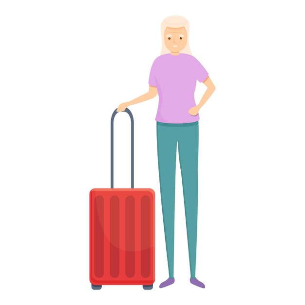 Icono de padre de viaje Icono vectorial de padre de viajes para diseño web aislado en fondo blanco
