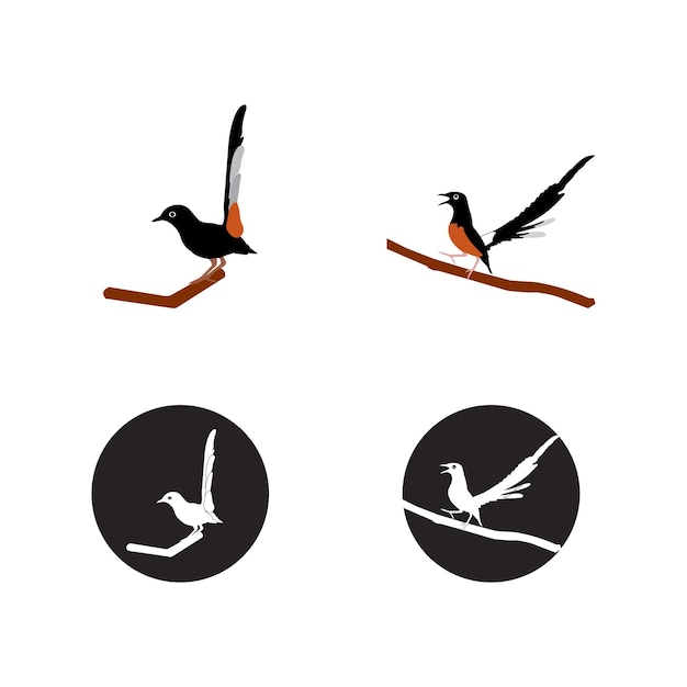 Icono de pájaro canto
