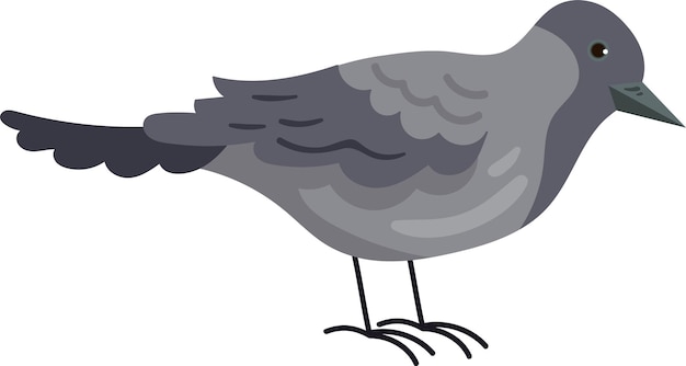 Icono de pájaro cuervo