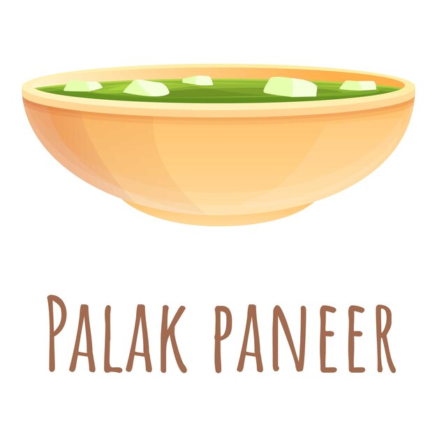 Vector icono de palak paneer icono vectorial de palak paneer para el diseño web aislado en fondo blanco