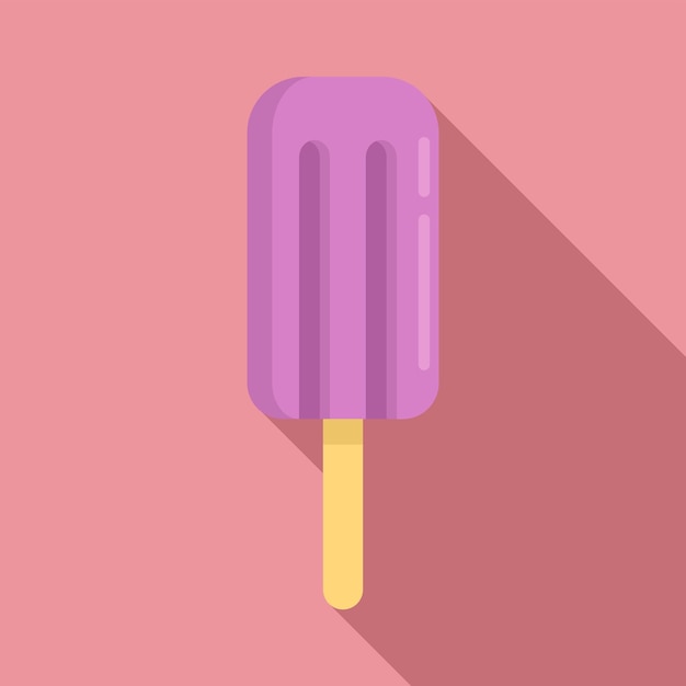 Icono de paleta congelada Ilustración plana del icono de vector de paleta congelada para diseño web