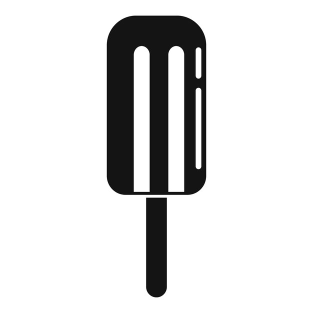 Icono de paleta congelada Ilustración simple del icono de vector de paleta congelada para diseño web aislado sobre fondo blanco
