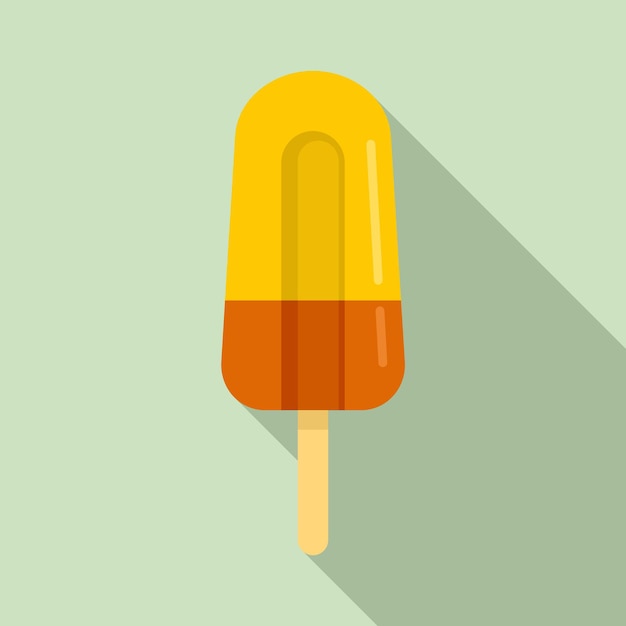 Icono de paleta de fruta Ilustración plana del icono de vector de paleta de fruta para diseño web