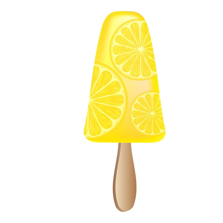 Vector icono de paleta de limón caricatura de icono de vector de paleta de limón para diseño web aislado sobre fondo blanco