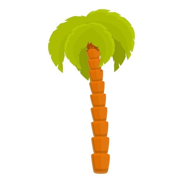 Icono de la palmera de Madagascar Icono vectorial de la palma de Madagascar para el diseño web aislado sobre fondo blanco