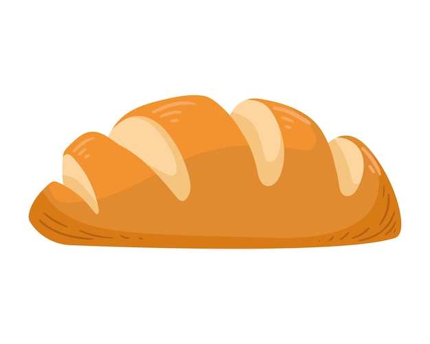 Icono de panadería comida pan fresco