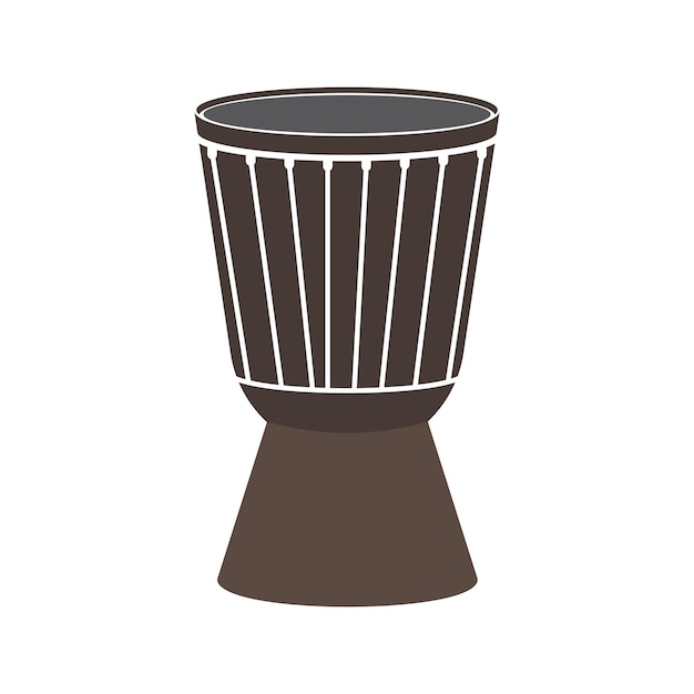 Icono de pandereta o diseño de ilustración de instrumento musical tradicional brasileño
