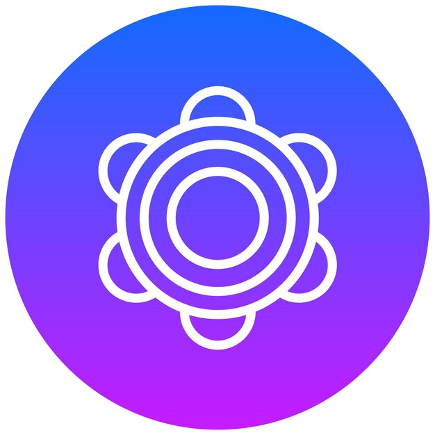 El icono de la pandereta