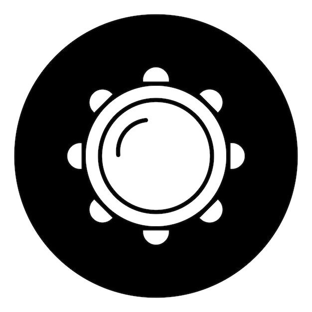 El icono de la pandereta