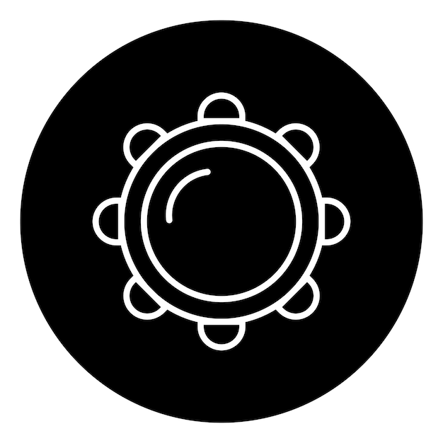 El icono de la pandereta