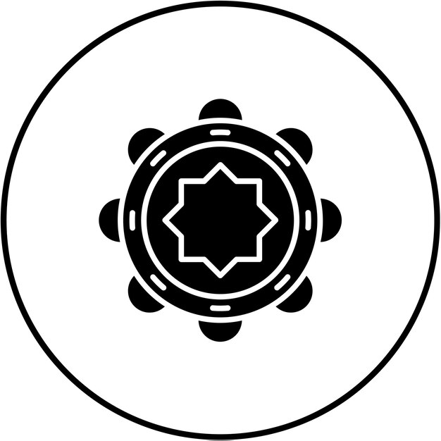 El icono de la pandereta