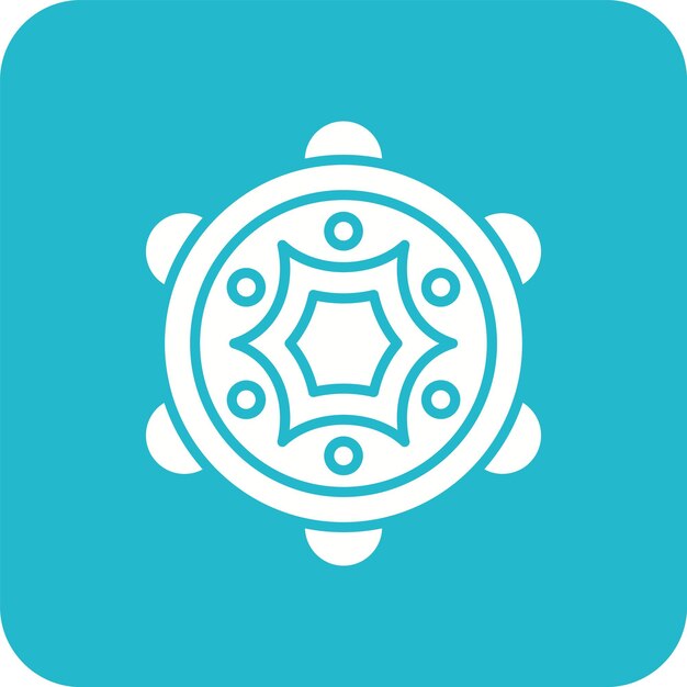 El icono de la pandereta