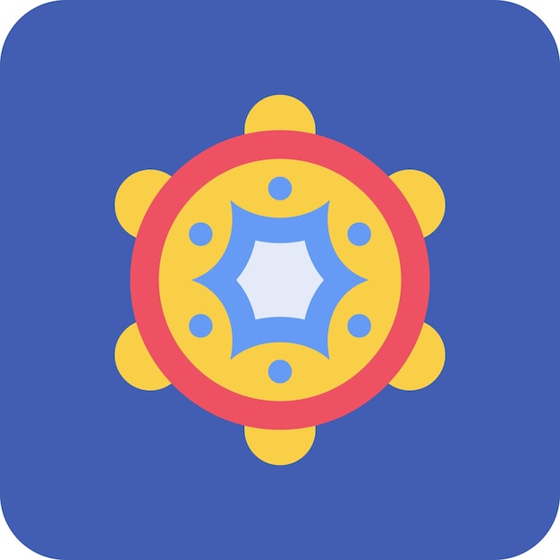 El icono de la pandereta