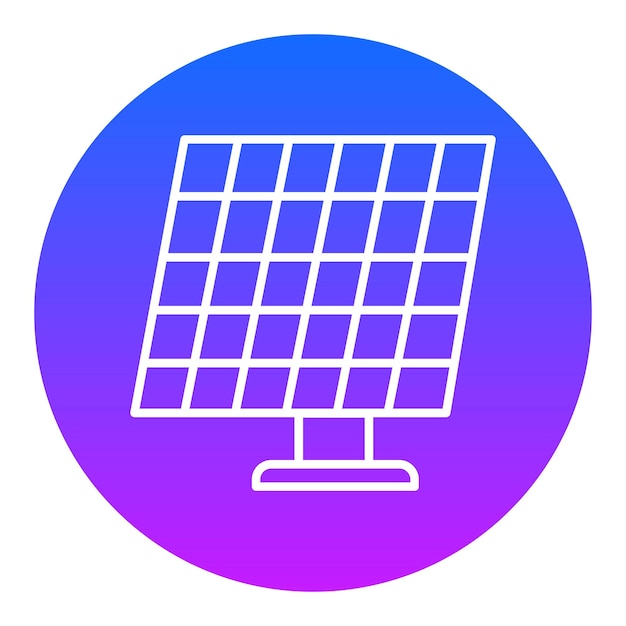 Icono del panel solar