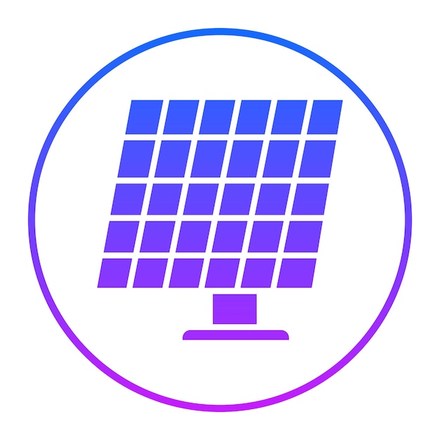 Icono del panel solar