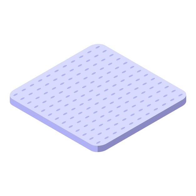 Icono de paño suave Isométrico de icono de vector de paño suave para diseño web aislado sobre fondo blanco