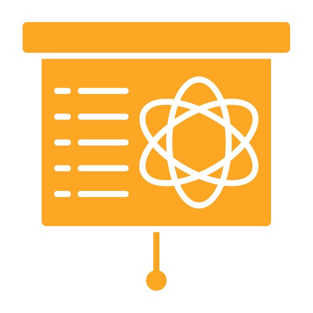 Icono de la pantalla del proyector