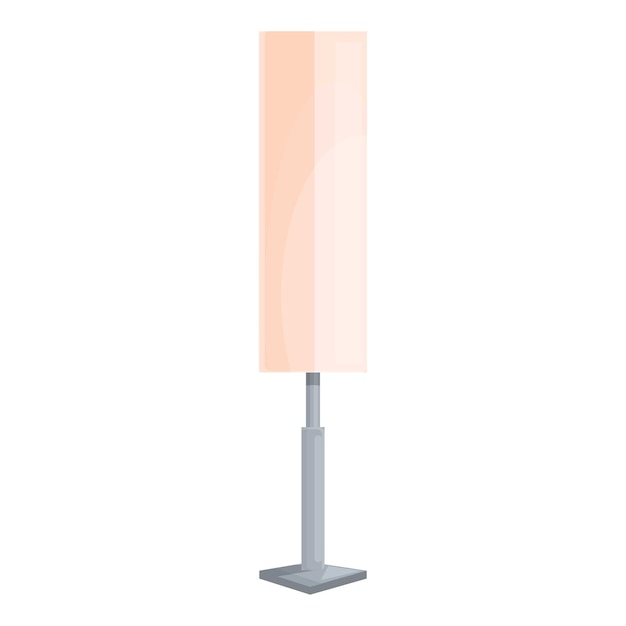 Icono de pantalla torchere vector de dibujos animados lámpara de pie luz de la casa