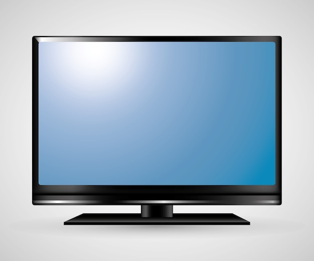 Vector icono de la pantalla tv