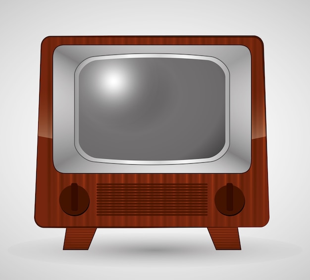 Vector icono de la pantalla tv