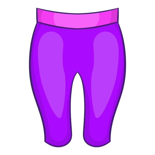 Icono de pantalones cortos deportivos Ilustración de dibujos animados de icono de vector de pantalones cortos deportivos para web