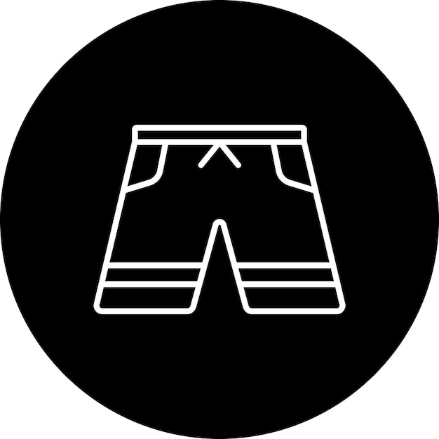 El icono de los pantalones cortos