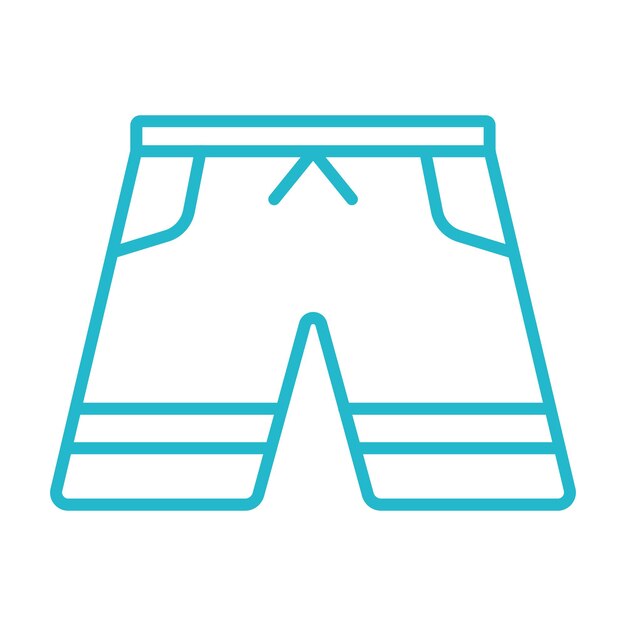 El icono de los pantalones cortos