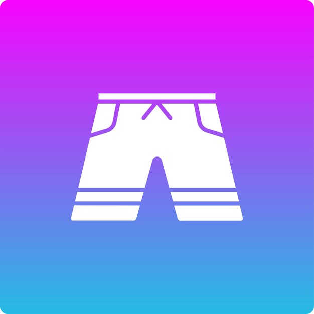 El icono de los pantalones cortos