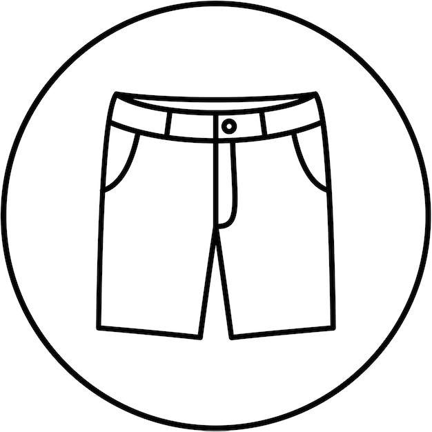 El icono de los pantalones cortos
