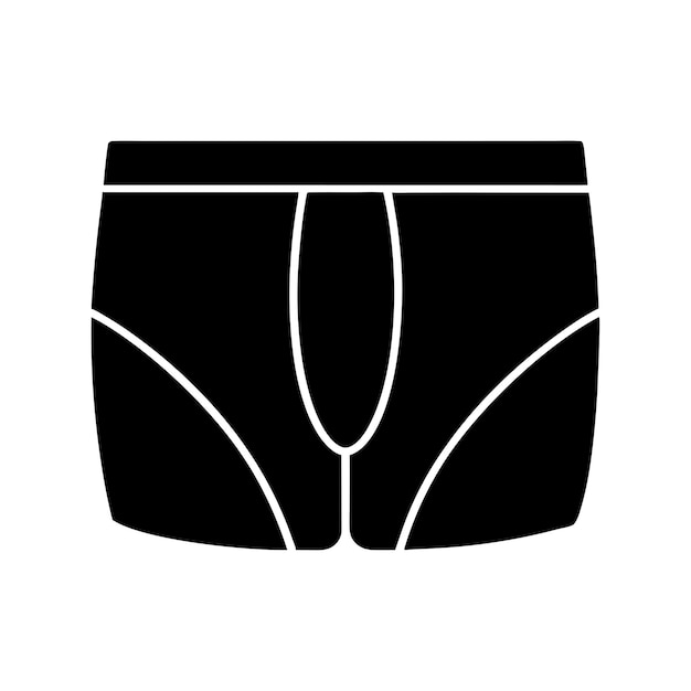 Bajo el icono de pantalones Ilustración vectorial
