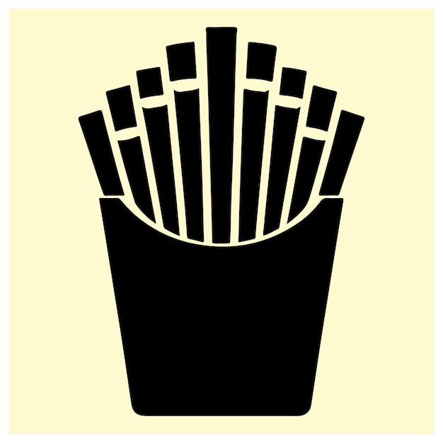 Icono de papas fritas