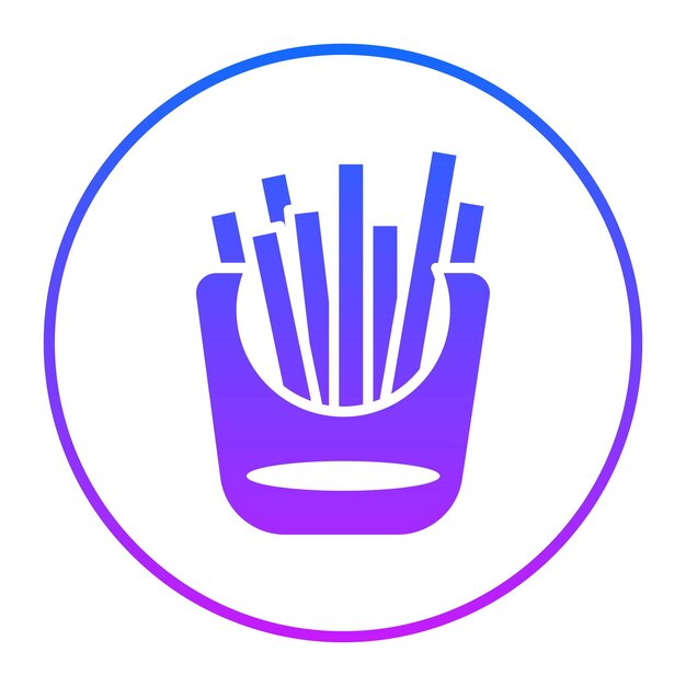 Icono de papas fritas