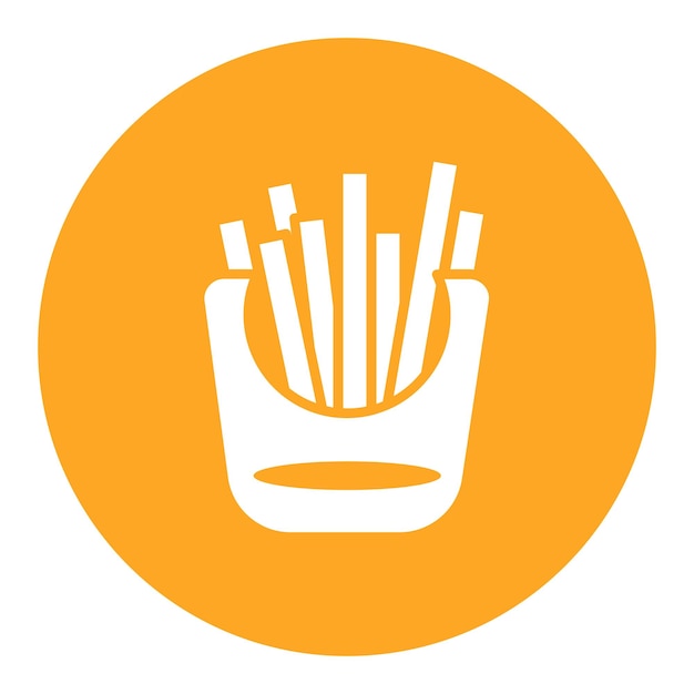 Icono de papas fritas