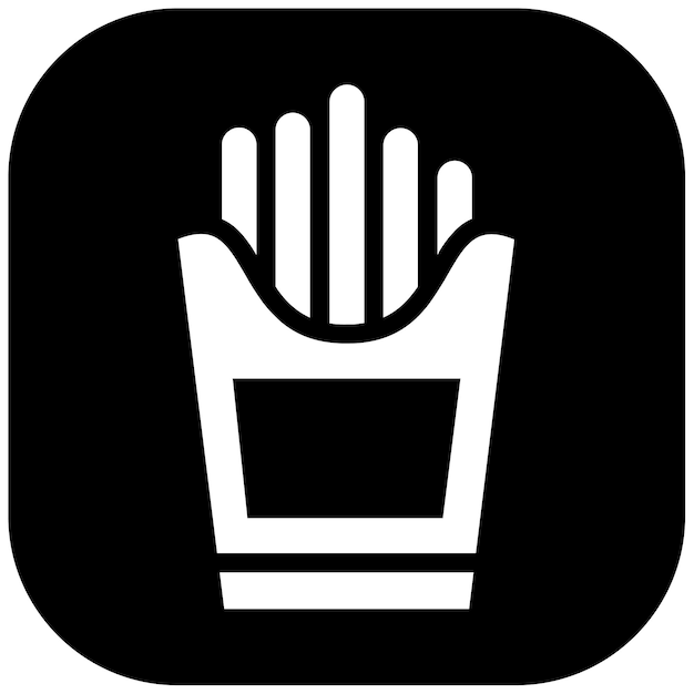 Icono de papas fritas