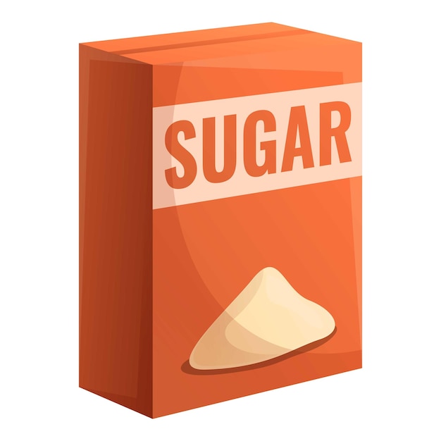 Icono del paquete de azúcar Icono vectorial del paquete del azúcar para el diseño web aislado en fondo blanco