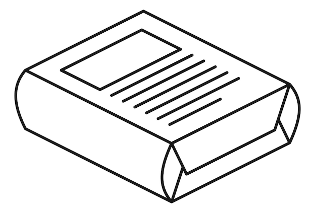 Icono de paquete de papel. Paquete completo de cemento o polvo aislado sobre fondo blanco.