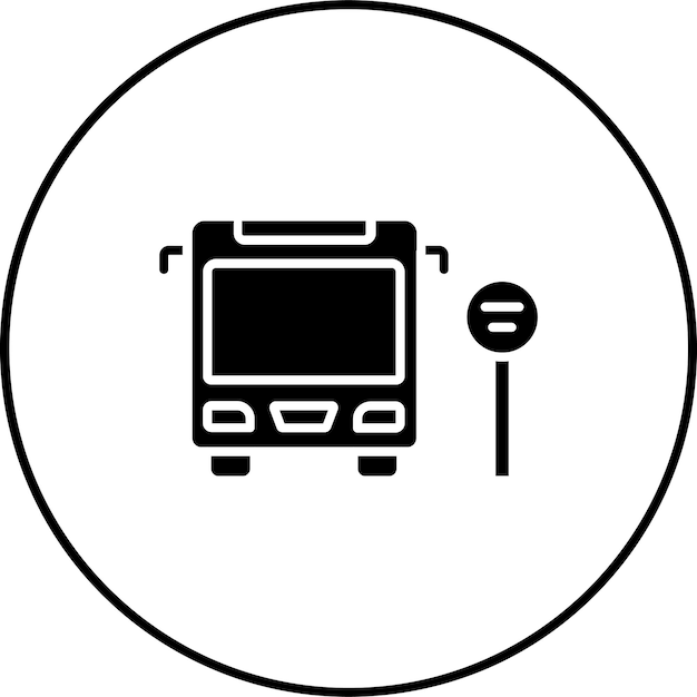 Icono de la parada de autobús