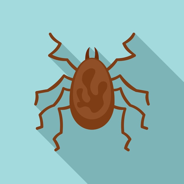 Icono de parásito araña Ilustración plana del icono de vector de parásito araña para diseño web