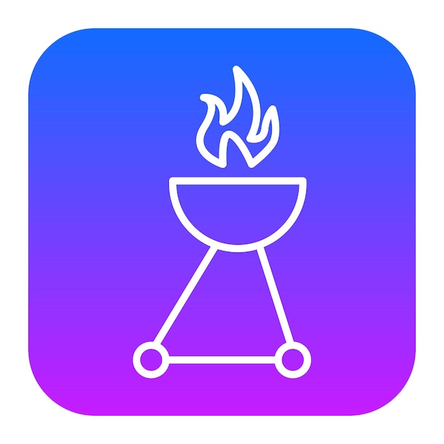 Icono de la parrilla de barbacoa